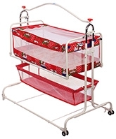 New Natraj Compact Cradle With Teddy Print	