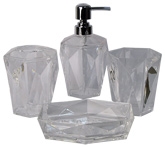 Obsessions Bath Set - Clear