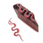 Redbug DIY Block Printing Kit - Snake Shaped Block