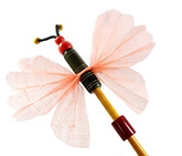 Redbug Wooden Puppet Stake - Butterfly