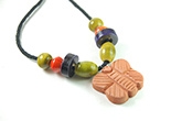 Redbug Terracotta and Wooden Bead Jewellery - Butterfly