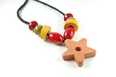 Redbug Terracotta and Wooden Bead Jewellery - Star