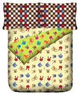 Stellar Home USA - Sleepy Heads Print Bed Linen