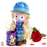 Aapnorajasthan Cute Standing Love Doll VT1310D