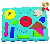 Rubbabu 3D Shape Sorter Geometrical Shapes