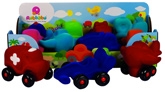 Rubbabu Natural Foam Little Vehicles Assortment - Display of 8