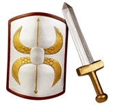 Rubbabu - Roman Legionnaire Sword & Shield
