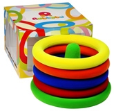 Rubbabu Natural Rubber Foam Ring Toss Set