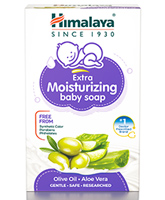 Himalaya Herbal Extra Moisturizing Baby Soap 75 gm, Extra Moisturizing Baby Soap