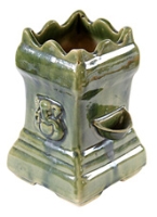 Villcart Ceramic Tulsi Pot -  Light Green