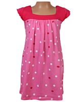 Baby Baya - Short Sleeves Frock With Polka Dots