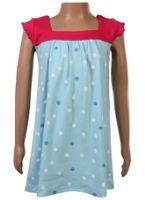 Baby Baya - Short Sleeves Frock With Polka Dots