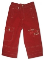 Beebay Rock Holiday Print Capri with Flap Pocket - Maroon