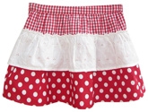 Beebay - Checks And Polka Dotted Skirt