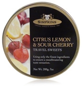 Simpkins Citrus Lemon And Sour Cherry Drops - Travel Sweets