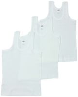Zero - White Cotton Vests