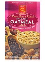 Sunny Select Raisins Dates & Walnuts Instant Oatmeal