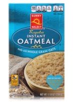 Sunny Select Regular Instant Oatmeal