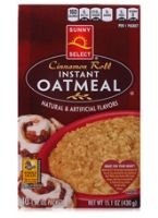 Sunny Select Cinnamon Roll Instant Oatmeal