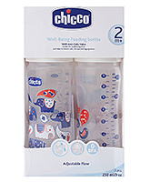 Chicco Well Being Feeding Bottle - Pack of 2 