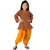 Little India - Sanganeri  Dhoti Angarkha Set