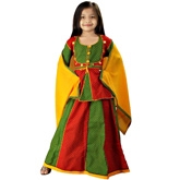 Little India - Ethnic Designer Red Green Lehanga Choli