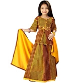 Little India - Rajasthani Zigzag Design Lehanga Choli