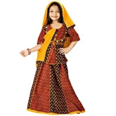 Little India - Colourful Bagru Design Ethnic Lehanga Choli