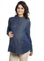 Nine - Full Sleeves Maternity Shirt