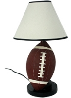 Rugby Table Lamp 24 x 44 cm, Unique rugby themed table lamp for sport...