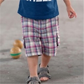 Shopper Tree - Checks Pattern Boys Shorts