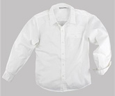 Shopper Tree - Full Sleeves White Cotton Shirt
