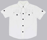 Shopper Tree -  Short Sleeves White Shirt