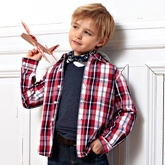Shopper Tree - Full Sleeves Hooded Checks Shirt