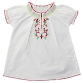 Shopper Tree -Half Sleeves Top With Embroidery