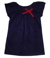 Campana - Short sleeves top with a bow