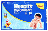 Baby Diapers - Huggies - Dry Comfort