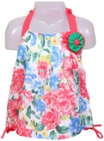 Infancy -  Floral Halter Neck Frock