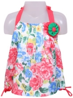 Infancy -  Floral Halter Neck Frock