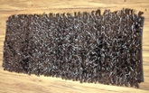 FabLooms Shaggy Premium Bed Side Runner - Brown