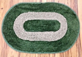 FabLooms Reversible Jute Bath and Door Mat - Oval