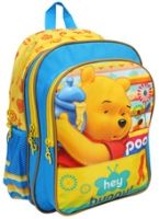 Winnie The Pooh - Blue And Yellow 14 Inches School Bag 