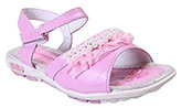 Kittens - Sandals With Floral Applique And Beads