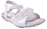 Kittens - Sandals With Floral Applique And Beads