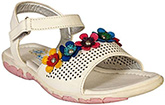 Kitten - Floral Applique Sandals