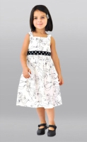 Frangipani Kids - Sleeveless Floral Print Frock