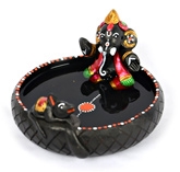 ExclusiveLane Terracotta Handpainted Pound Ganesha