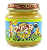 Earth's Best Organics - Pears And  Mangos