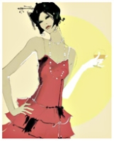 Lady In Red By Ashley David - GI177146