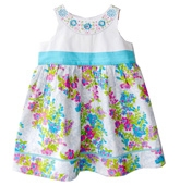 Beebay - Sleeveless Frock With Yoke Embroidery